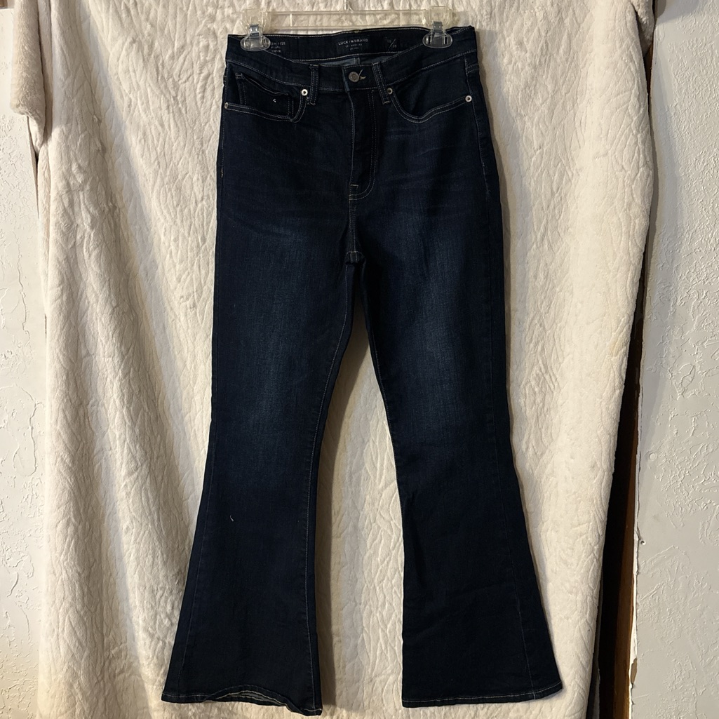 Lucky Brand Dark Indigo Flare Jeans Lucky Brand Dark Indigo Flare Jeans